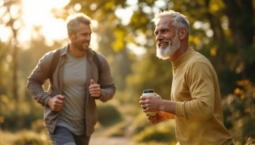Healthy older men taking collagen