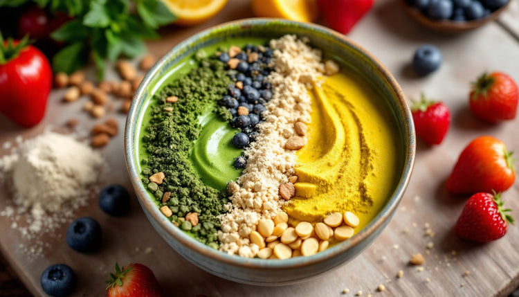 High protein healthy meal