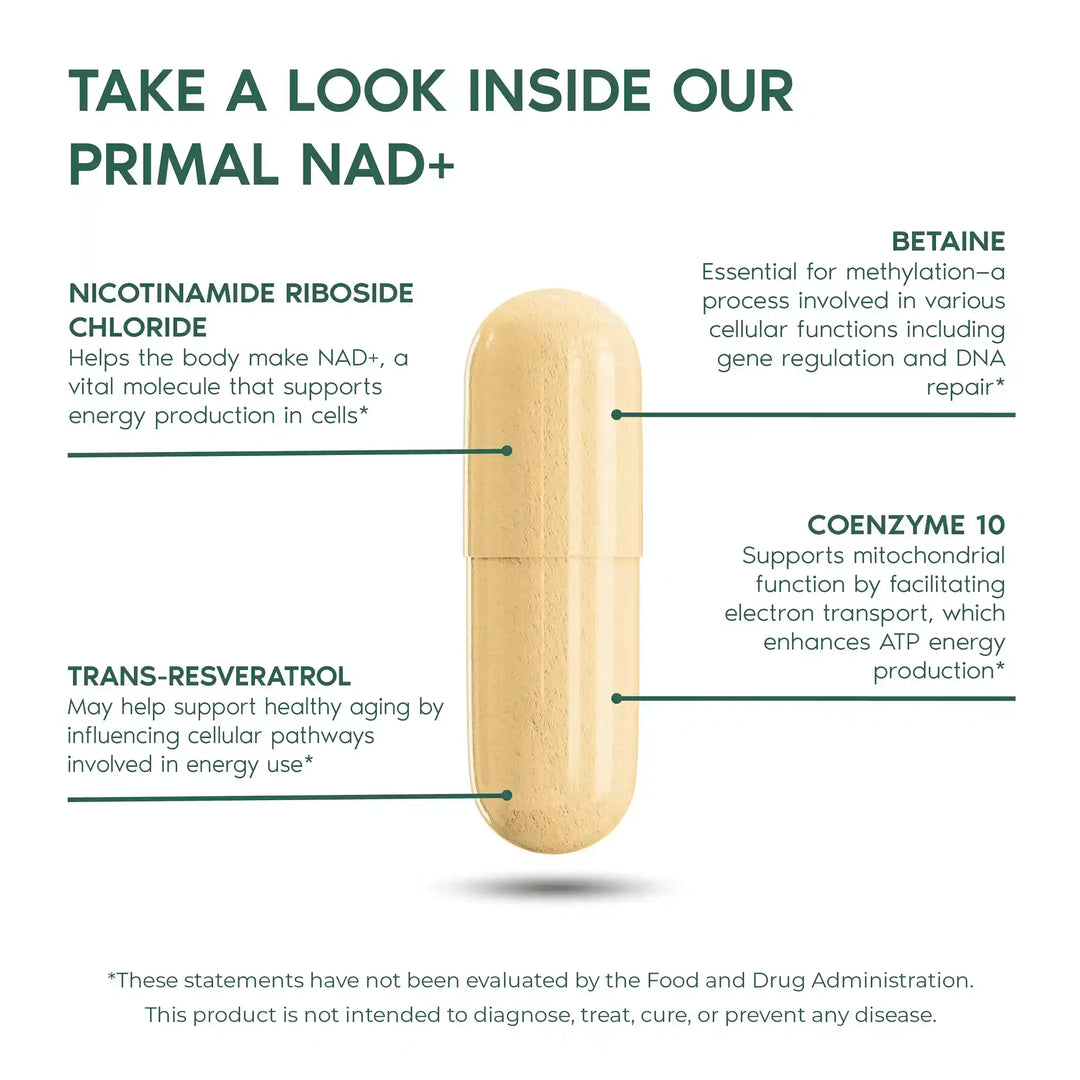 Primal NAD+ Product Benefits