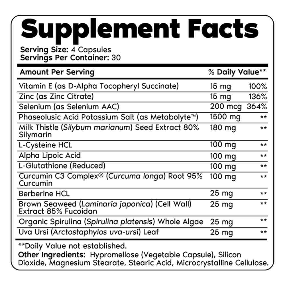 Supplement facts per serving