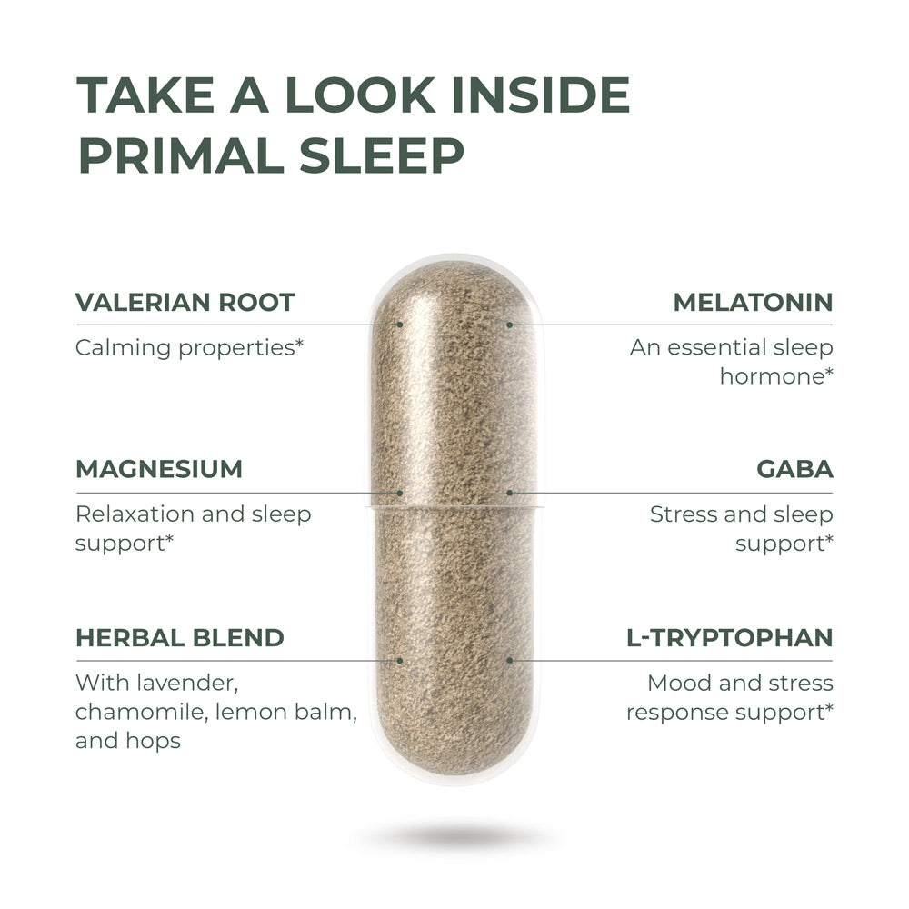 Primal Sleep Natural Sleep Aid for a better Nights Sleep ๐ฅ