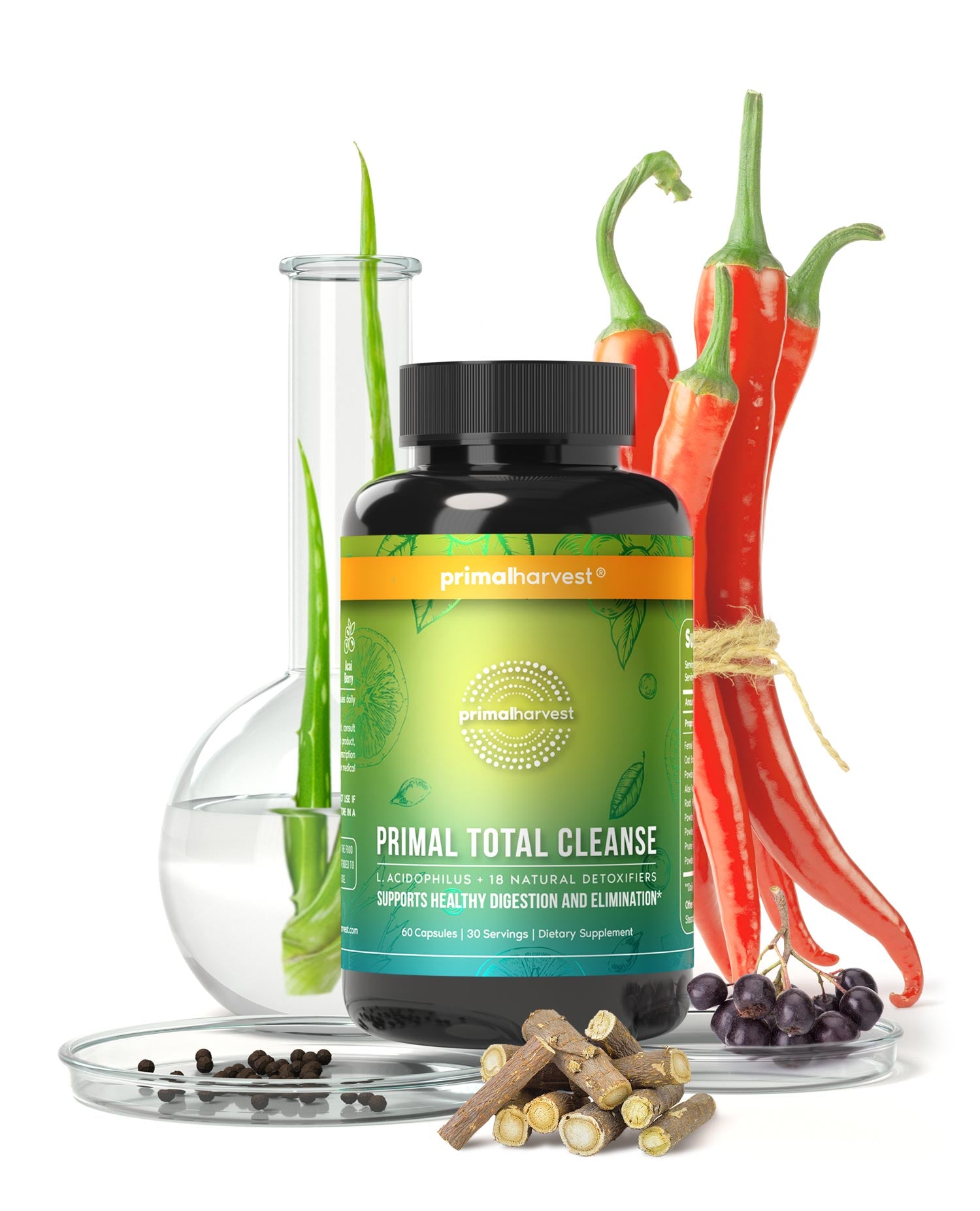 Total Essentials Cleanse Primal Total Cleanse Natural Detox by Primal Harvest 🥇