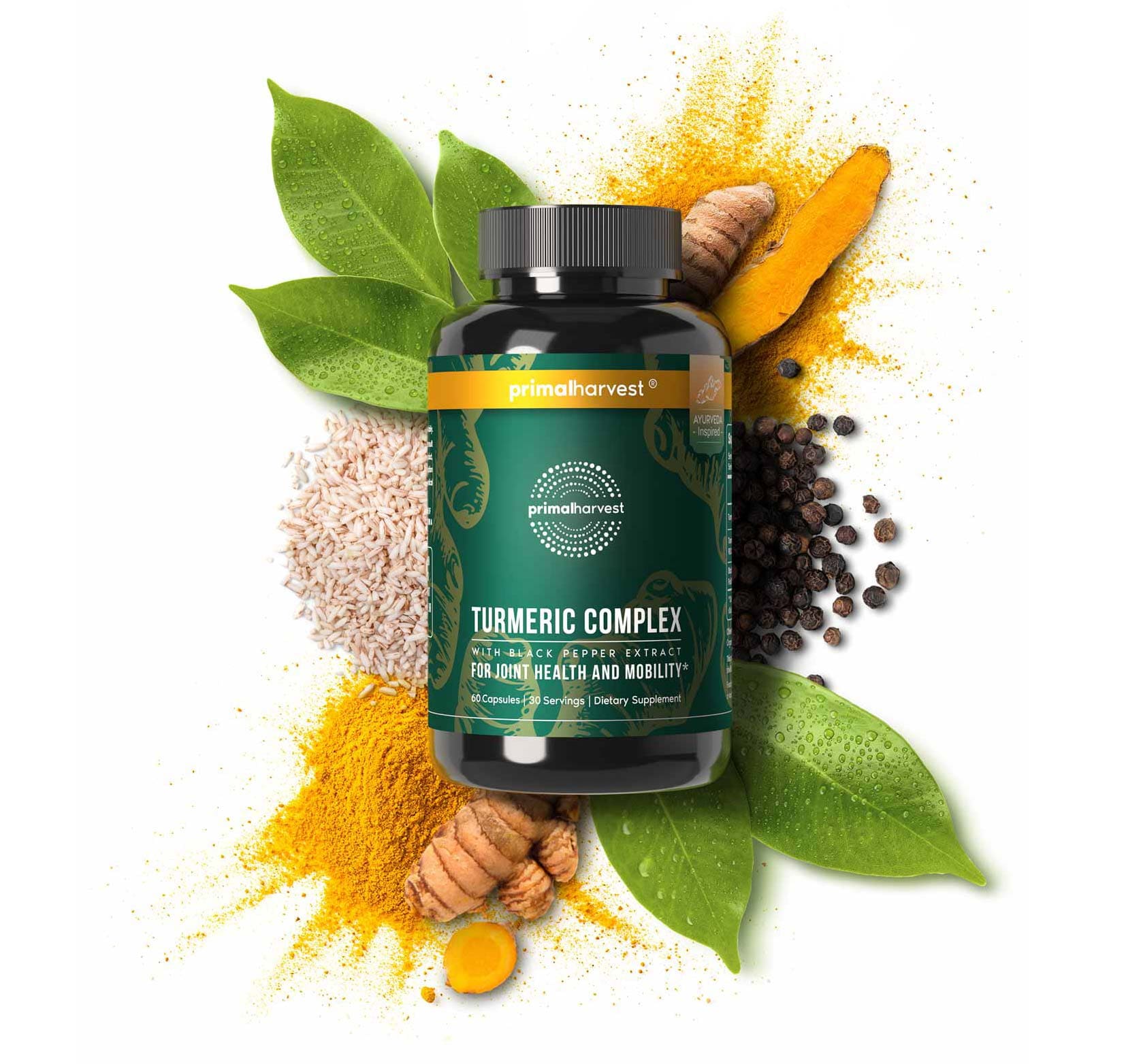 Trimeric Complex Turmeric Complex turmeric curcumin with BioPerine 🥇
